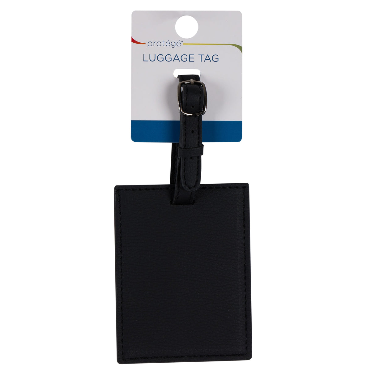 Pebble-Grain Luggage Tag — Privacy Cover