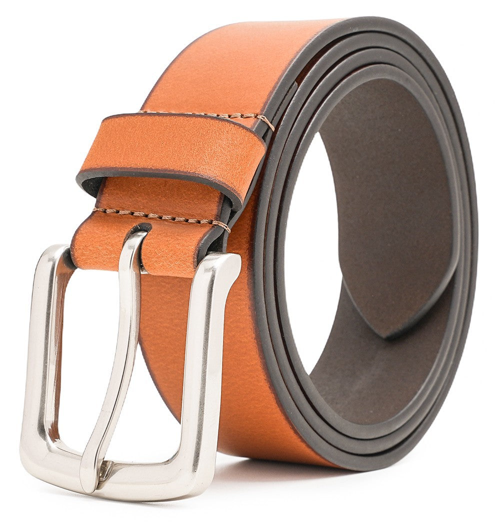 Full-Grain Leather Belt — Casual, 1.5 In