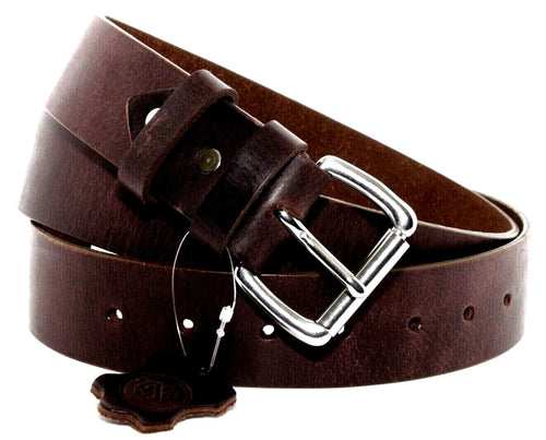 Amish Full-Grain Buffalo Belt — Made in USA