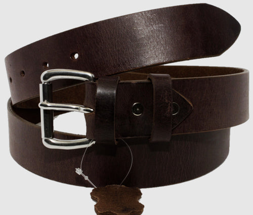 Amish Full-Grain Buffalo Belt — Made in USA