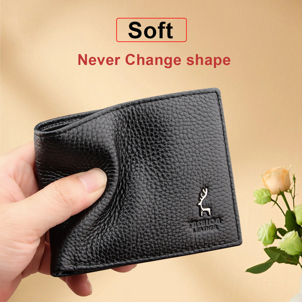 Bifold open, card slots