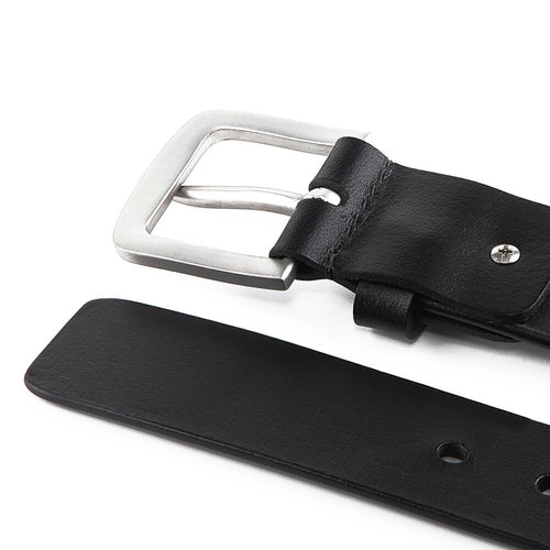 Full-Grain Leather Belt — Casual, 1.5 In