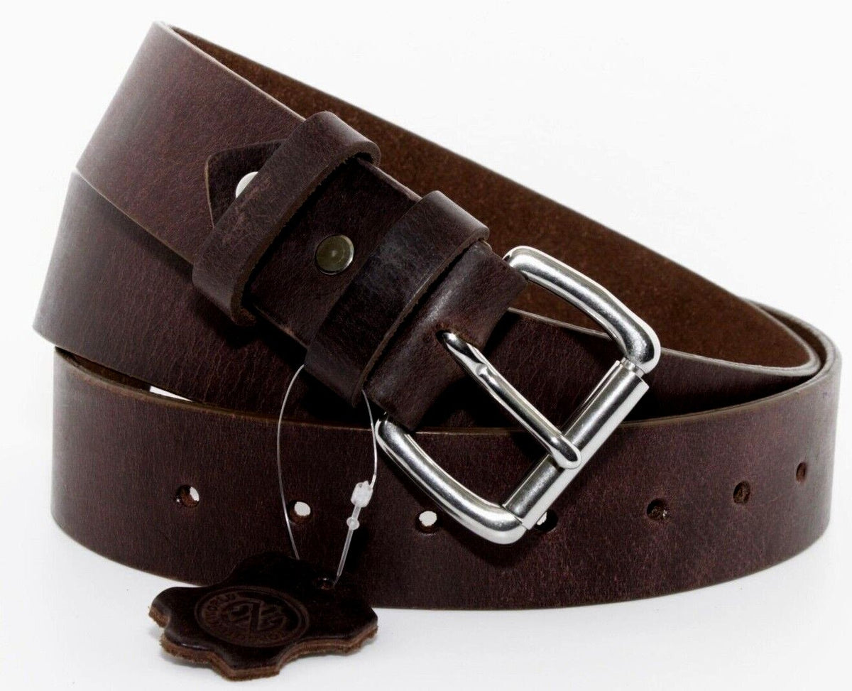 Amish Full-Grain Buffalo Belt — Made in USA