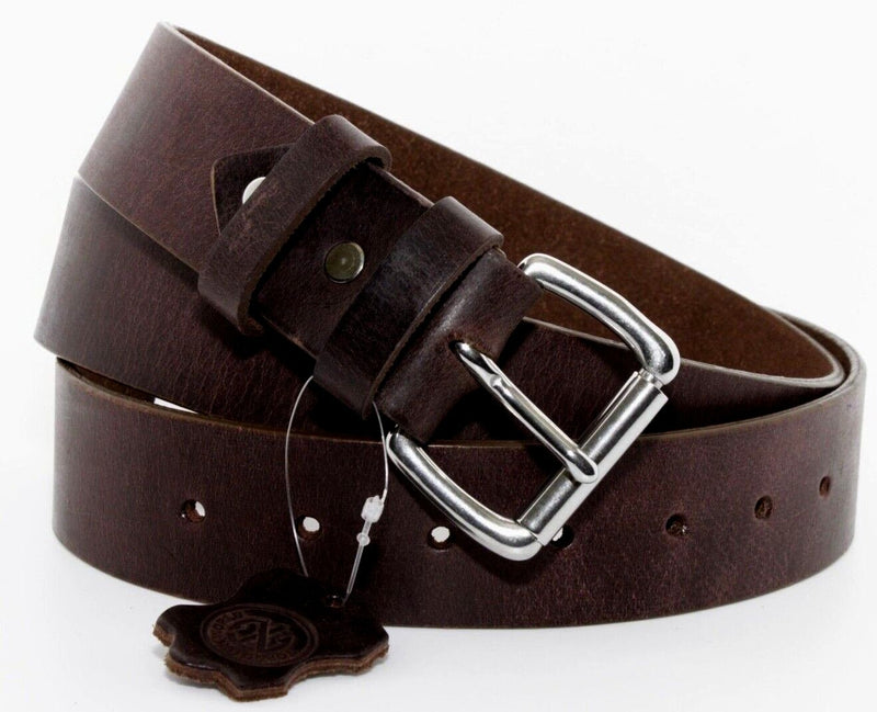 Amish Full-Grain Buffalo Belt — Made in USA