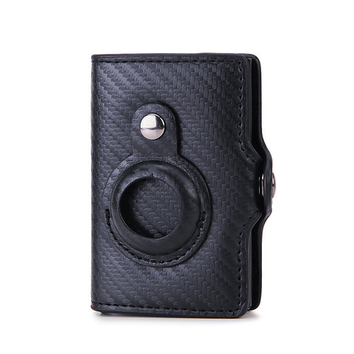 AirTag card wallet in Carbon Fiber finish