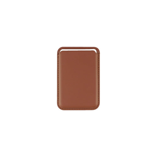 Magnetic phone wallet in Ochre