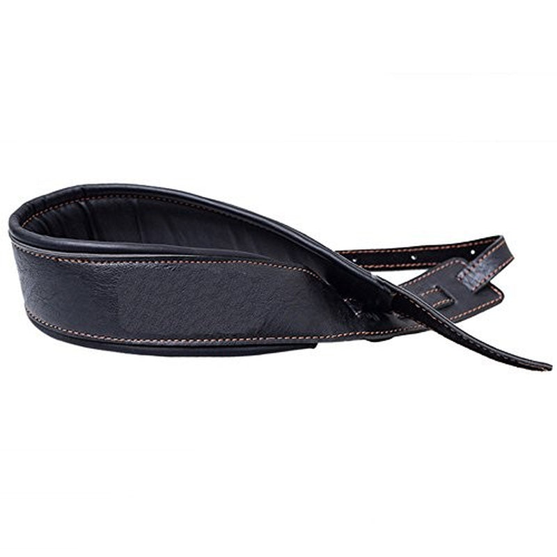 Padded Guitar Strap — 3.5 in Wide, Vegan Leather