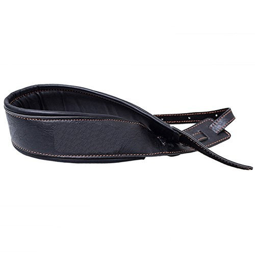 Padded Guitar Strap — 3.5 in Wide, Vegan Leather