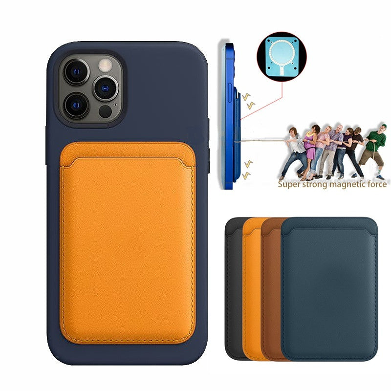 Magnetic phone wallet and stand