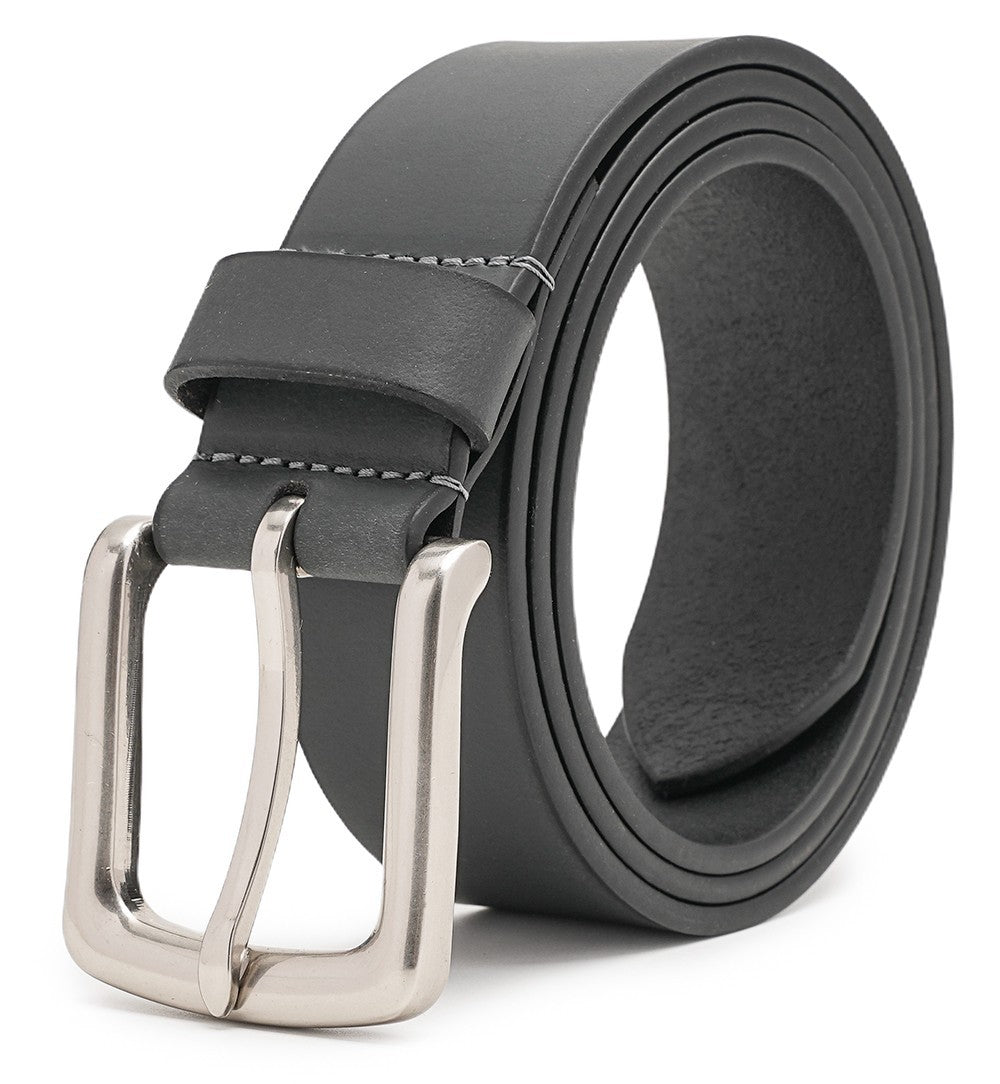 Full-Grain Leather Belt — Casual, 1.5 In