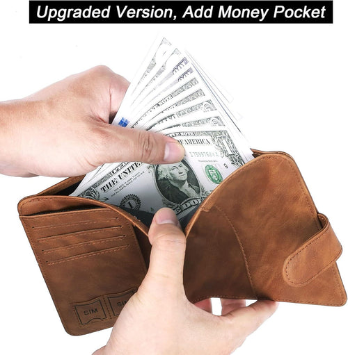 Airtag Passport Wallet — RFID, Tracker Slot