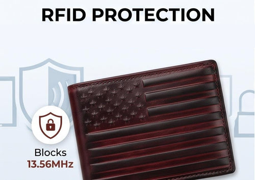 RFID protection: the wallet blocks 13.56MHz card scanning